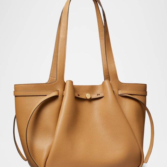 NWT ✅ TORY BURCH ROMY TOTE (LARGE) #163388 TIRAMISU✨ NWT, DUST BAG - Picture 3 of 17